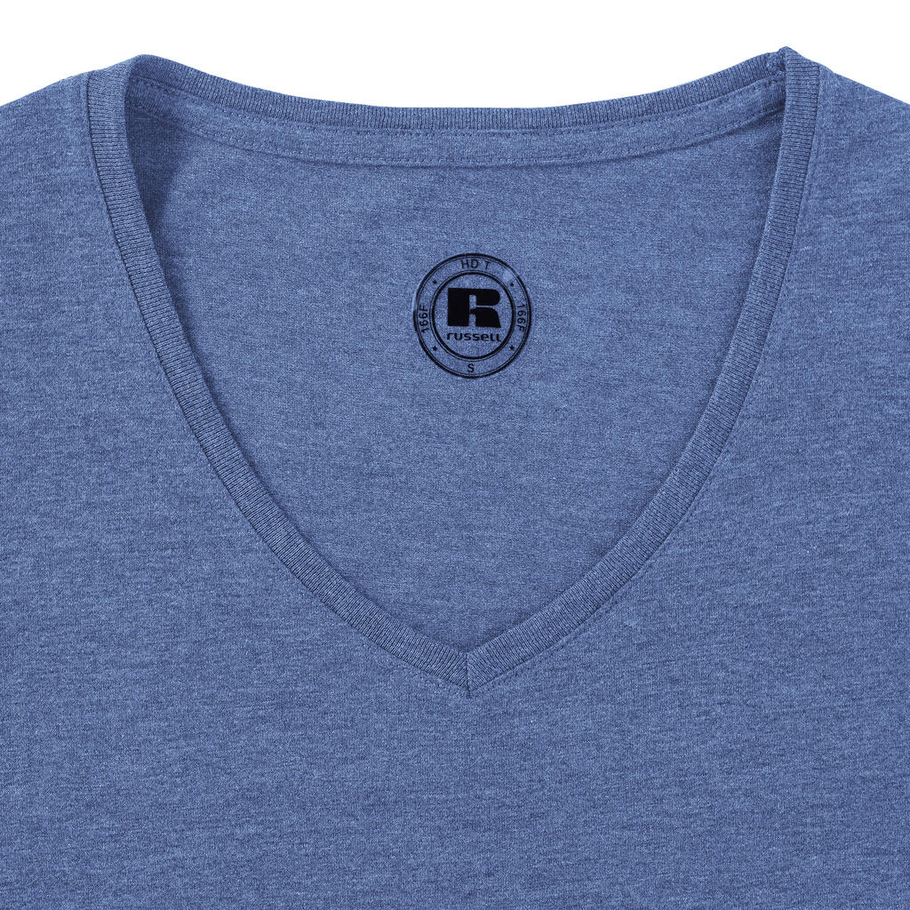  Russell Europe Camiseta HD cuello V mujer