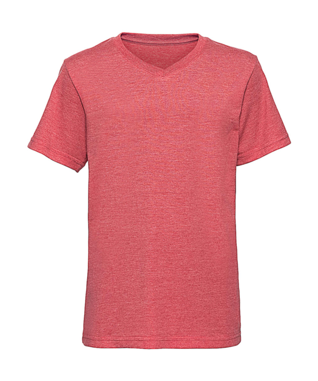 Camiseta HD cuello V niño Red Marl