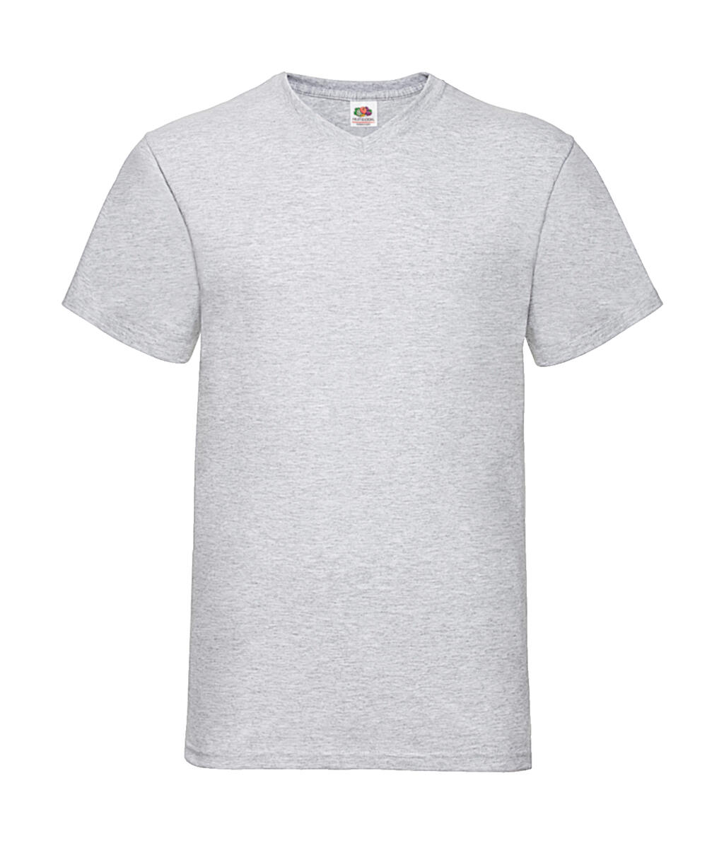 Camiseta cuello V Valueweight  Heather Grey