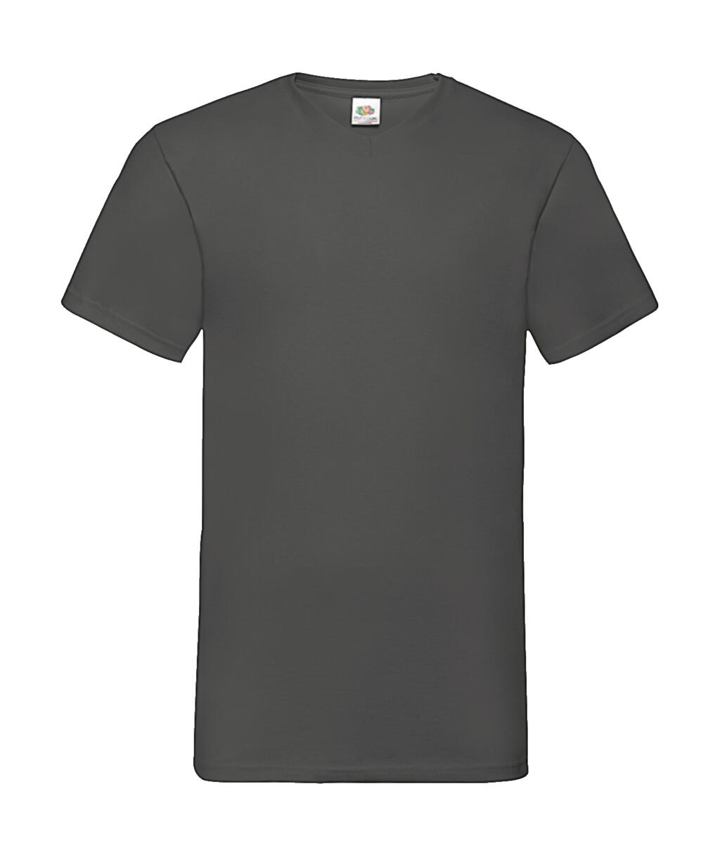 Camiseta cuello V Valueweight  Light Graphite