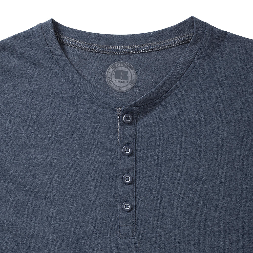  Russell Europe Camiseta Henley HD hombre