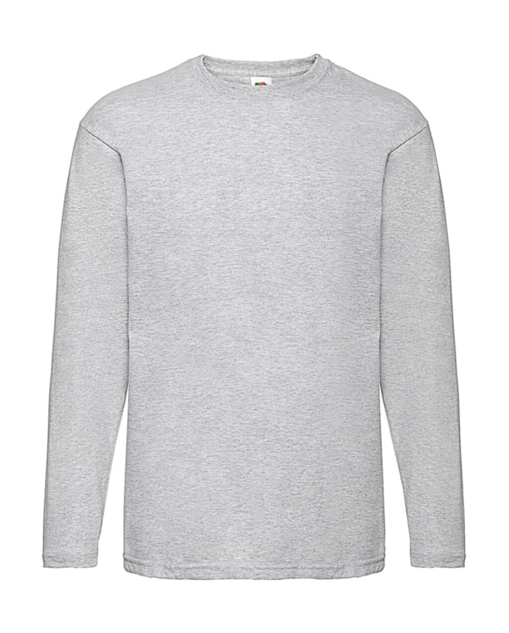 Camiseta Value Weight manga larga Heather Grey