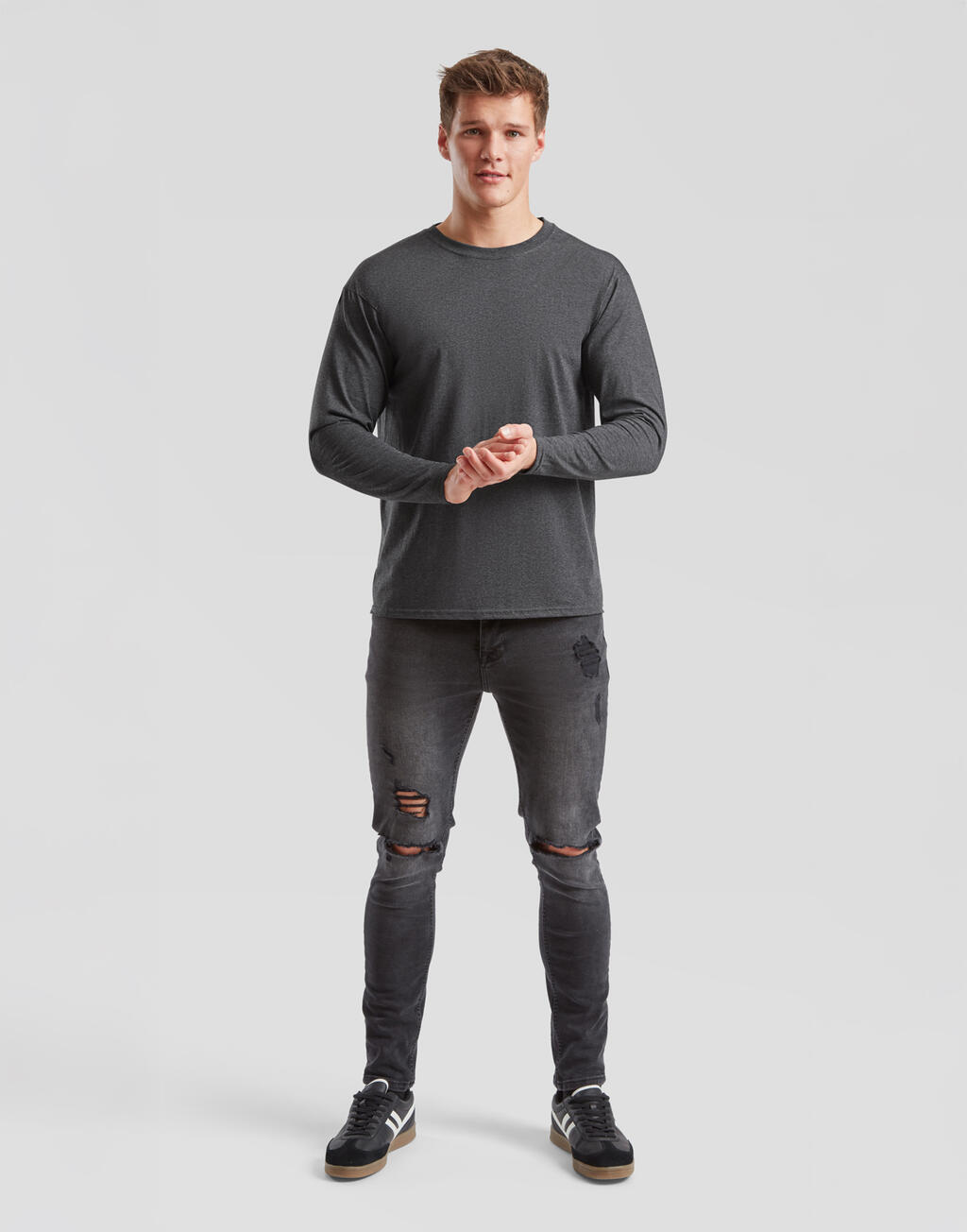 Camiseta Value Weight manga larga - vista 4