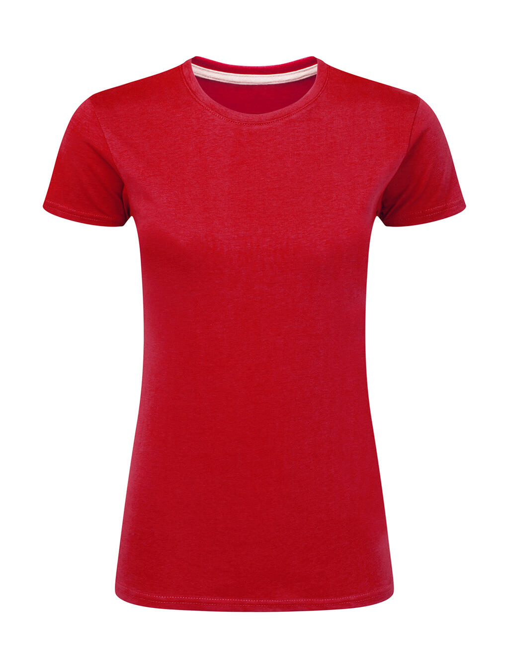Camiseta mujer Perfect Print sin etiqueta Red