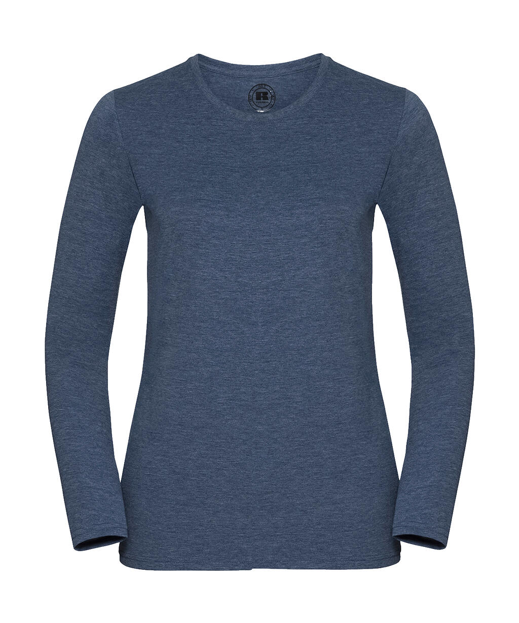 Camiseta HD manga larga mujer Bright Navy Marl