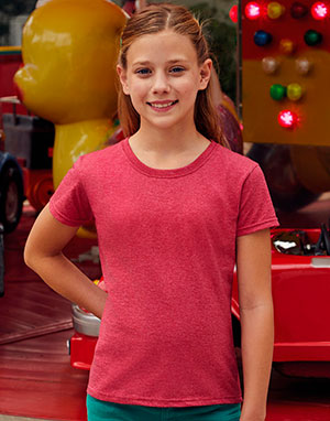  Fruit of the Loom Camiseta Valueweight niña