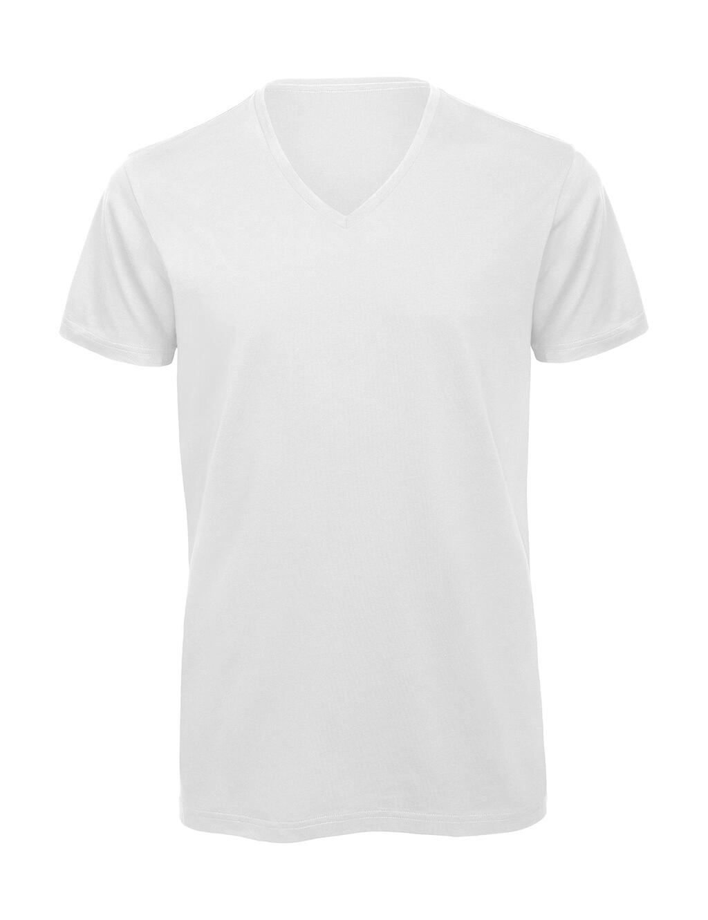 Camiseta Orgánica Inspire cuello V hombre White