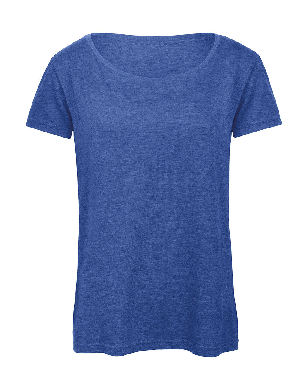 Camiseta Triblend/women T-Shirt Heather Royal Blue