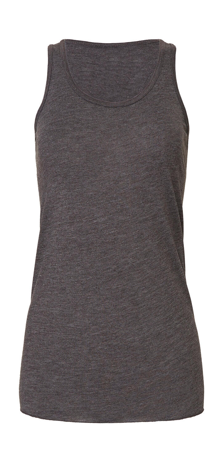 Camiseta espalda nadadora ligera Dark Grey Heather