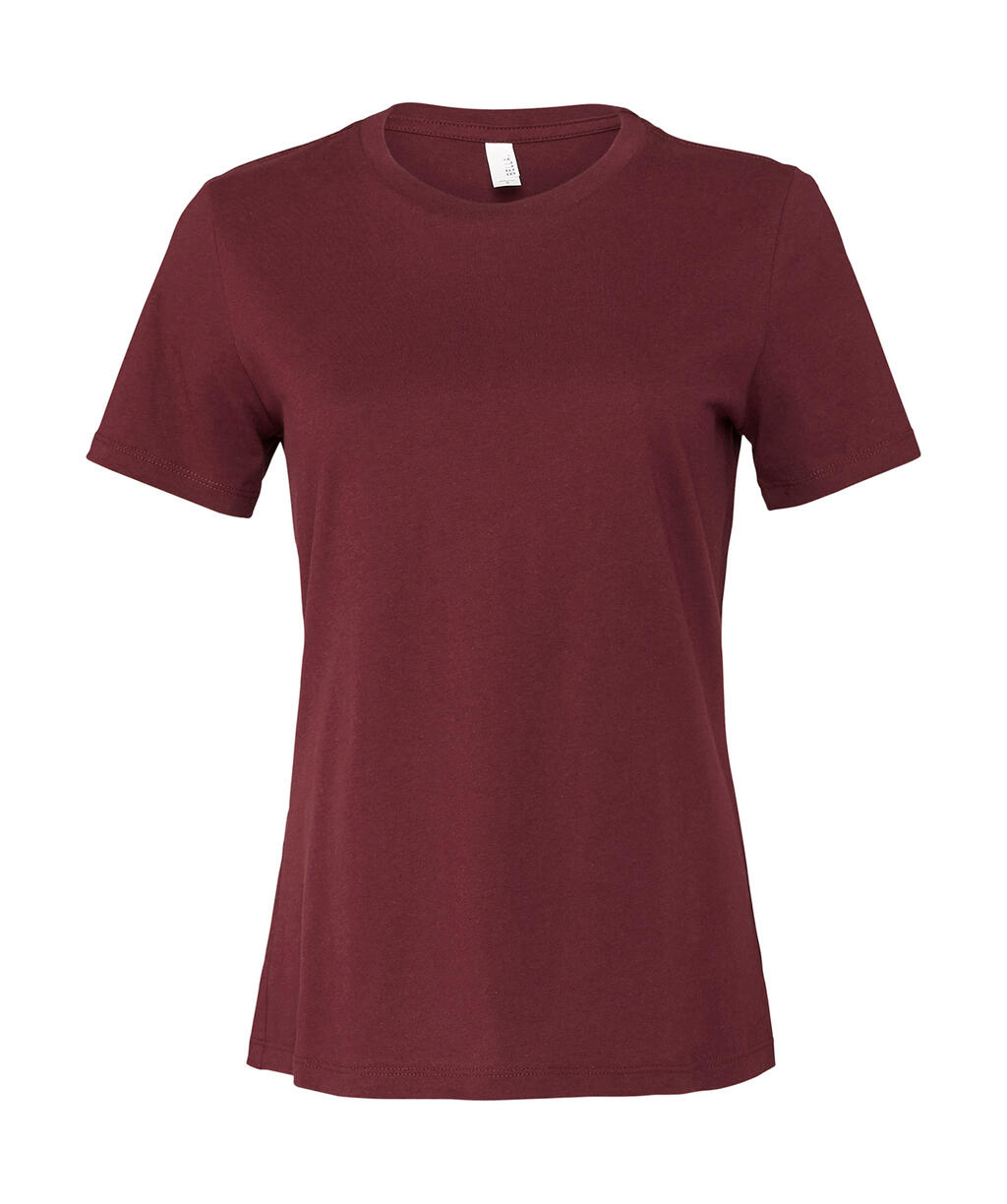 Camiseta Relaxed manga corta mujer  Maroon