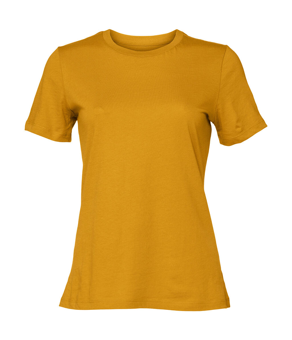 Camiseta Relaxed manga corta mujer  Mustard