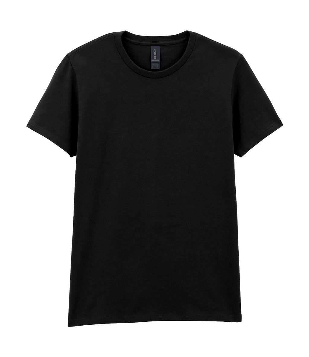 Camiseta Heavy Cotton mujer Black