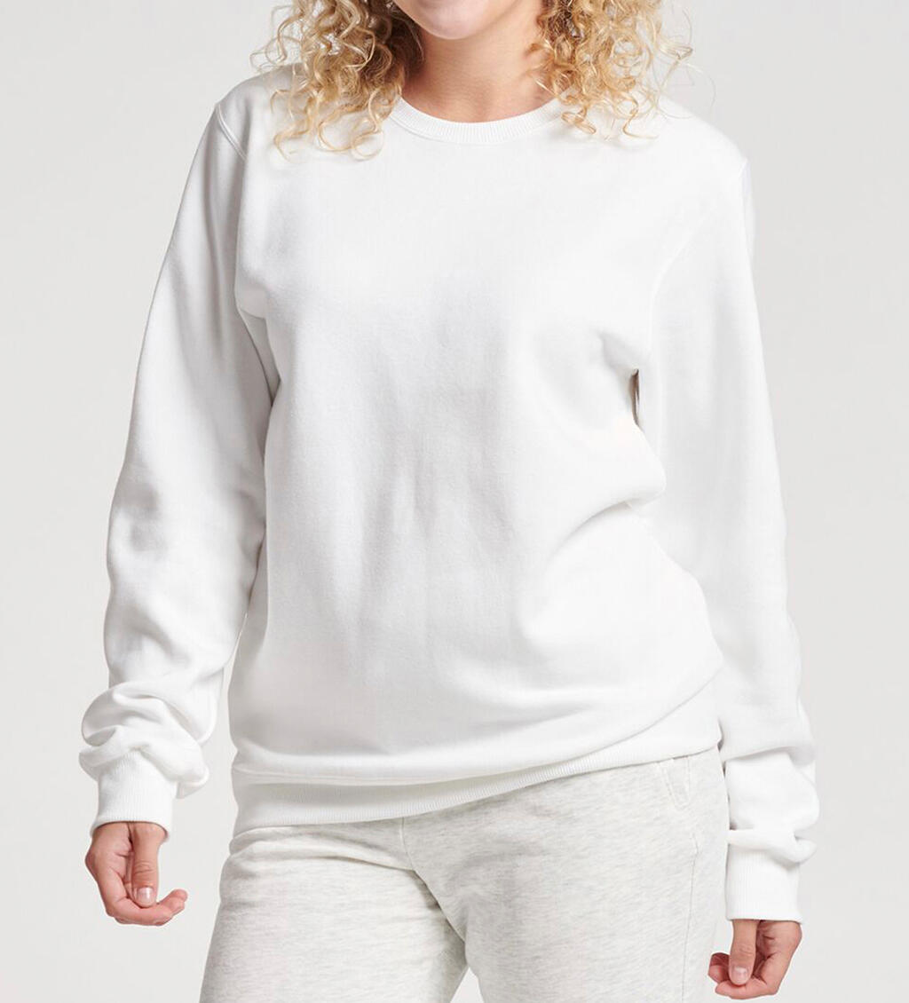 JERZEES Eco Premium Blend Sweatshirt White