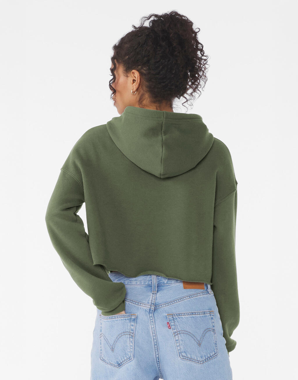 Sudadera corta Mujer Fleece - vista 6