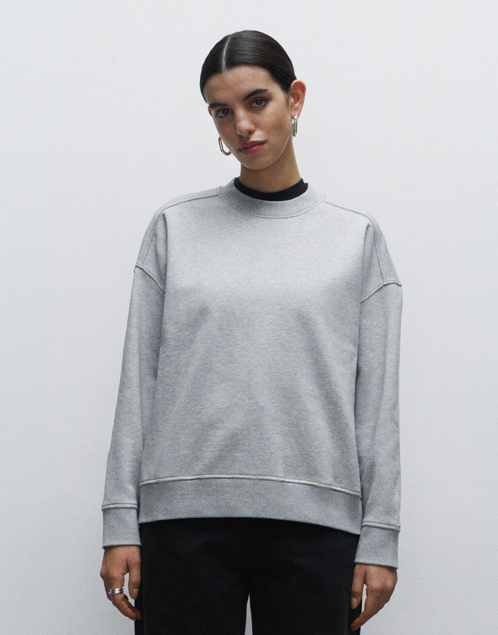  True Blanks Womens Oversized Sweatshirt