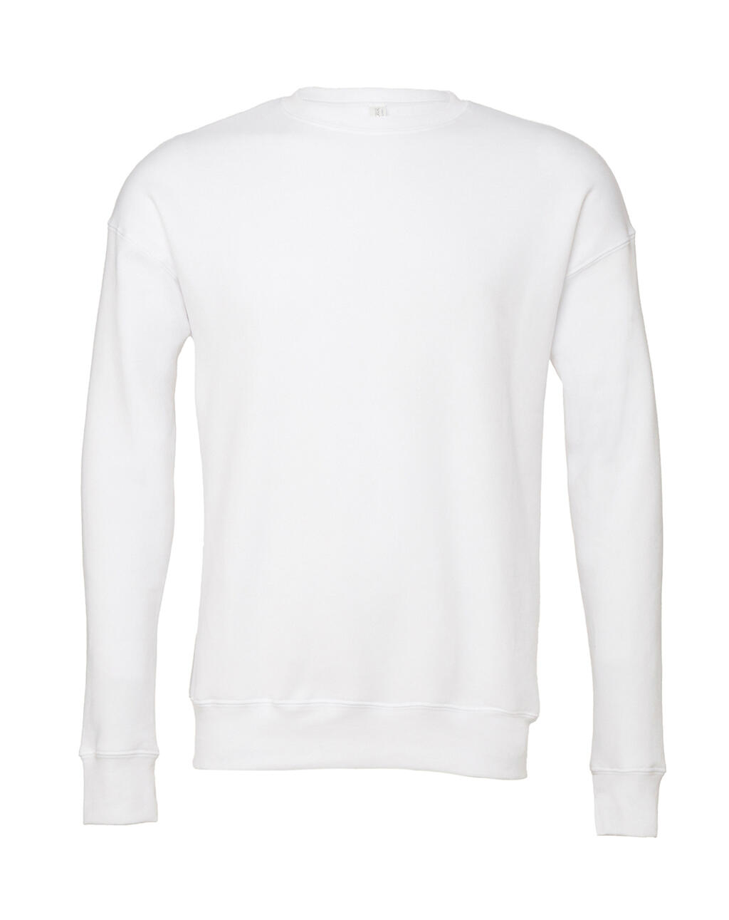 Sudadera Drop manga montada unisex White