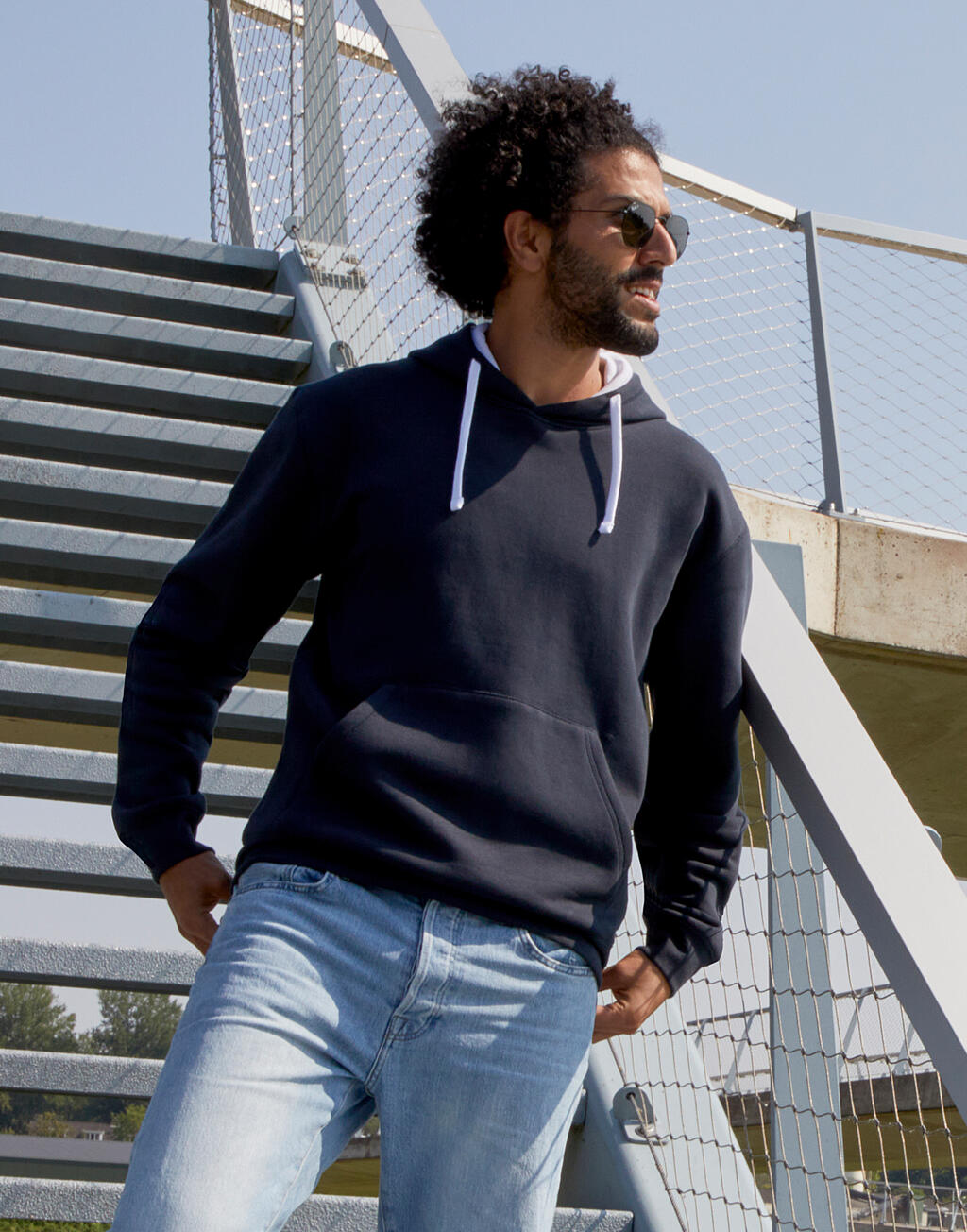 Originals Contrast Hooded Sweat Men - vista 3