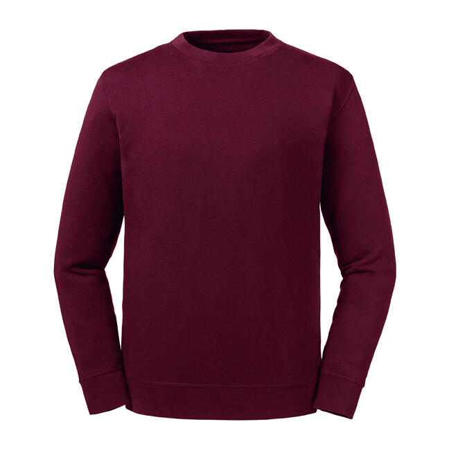 Sudadera Pure Organic reversible Burgundy
