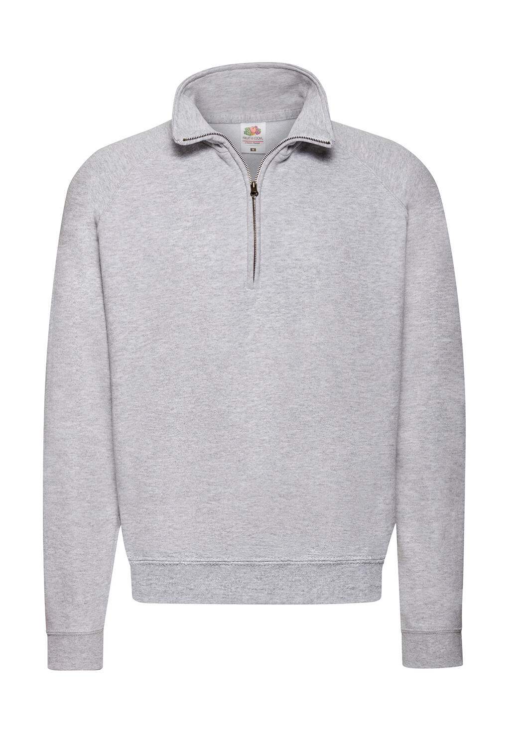 Sudadera cremallera Classic Heather Grey