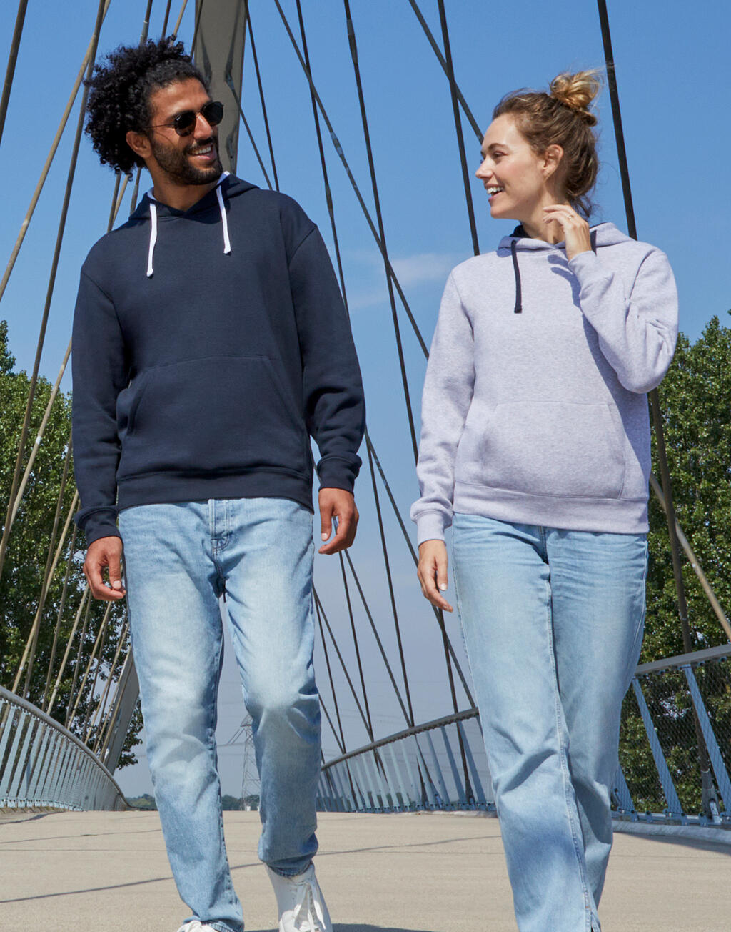 Originals Contrast Hooded Sweat Women - vista 1