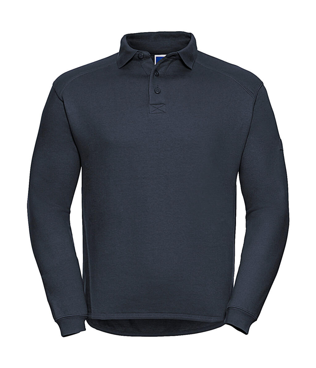 Sudadera cuello polo French Navy