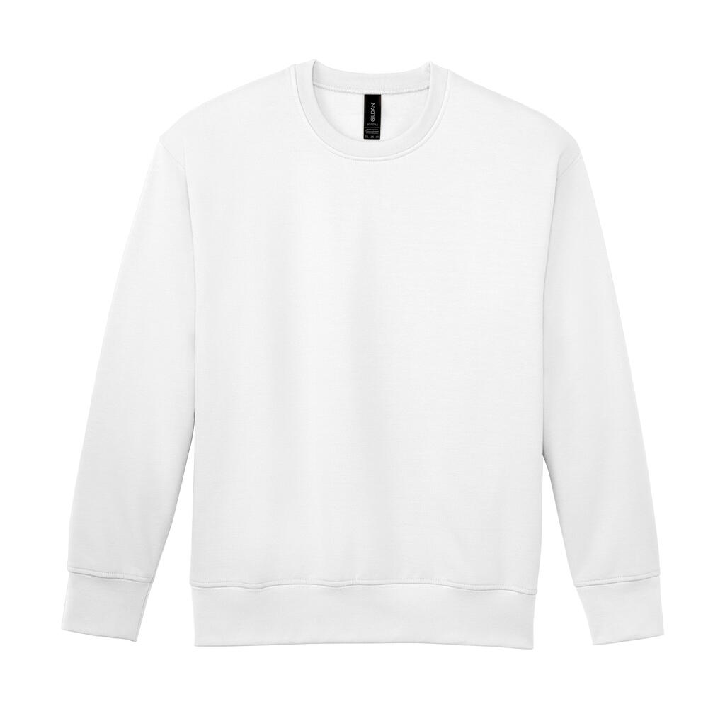 Sudadera polar cuello redondo Softstyle adulto White