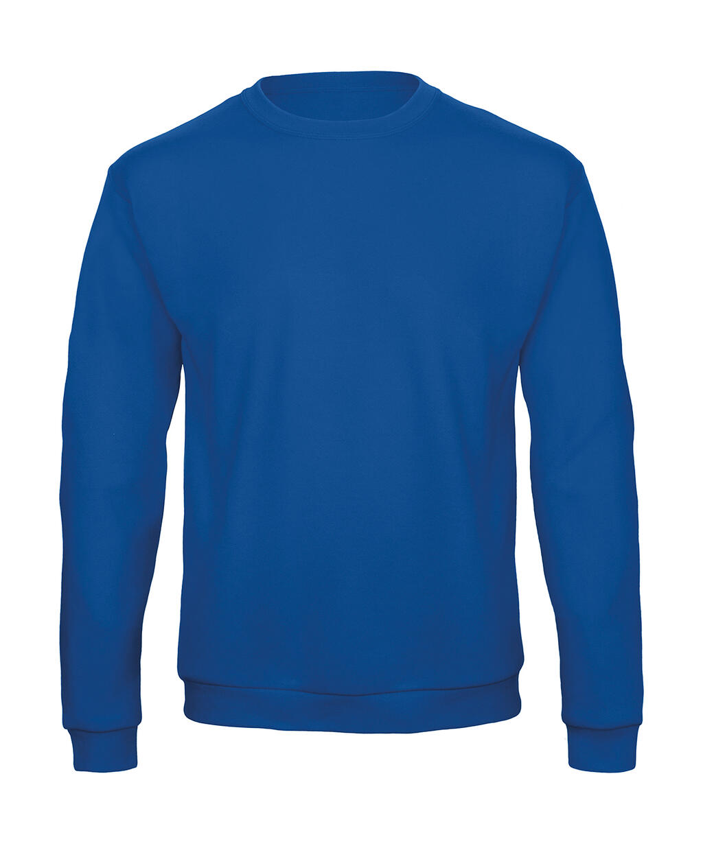 Sudadera cuello redondo unisex ID.202 50/50 Royal
