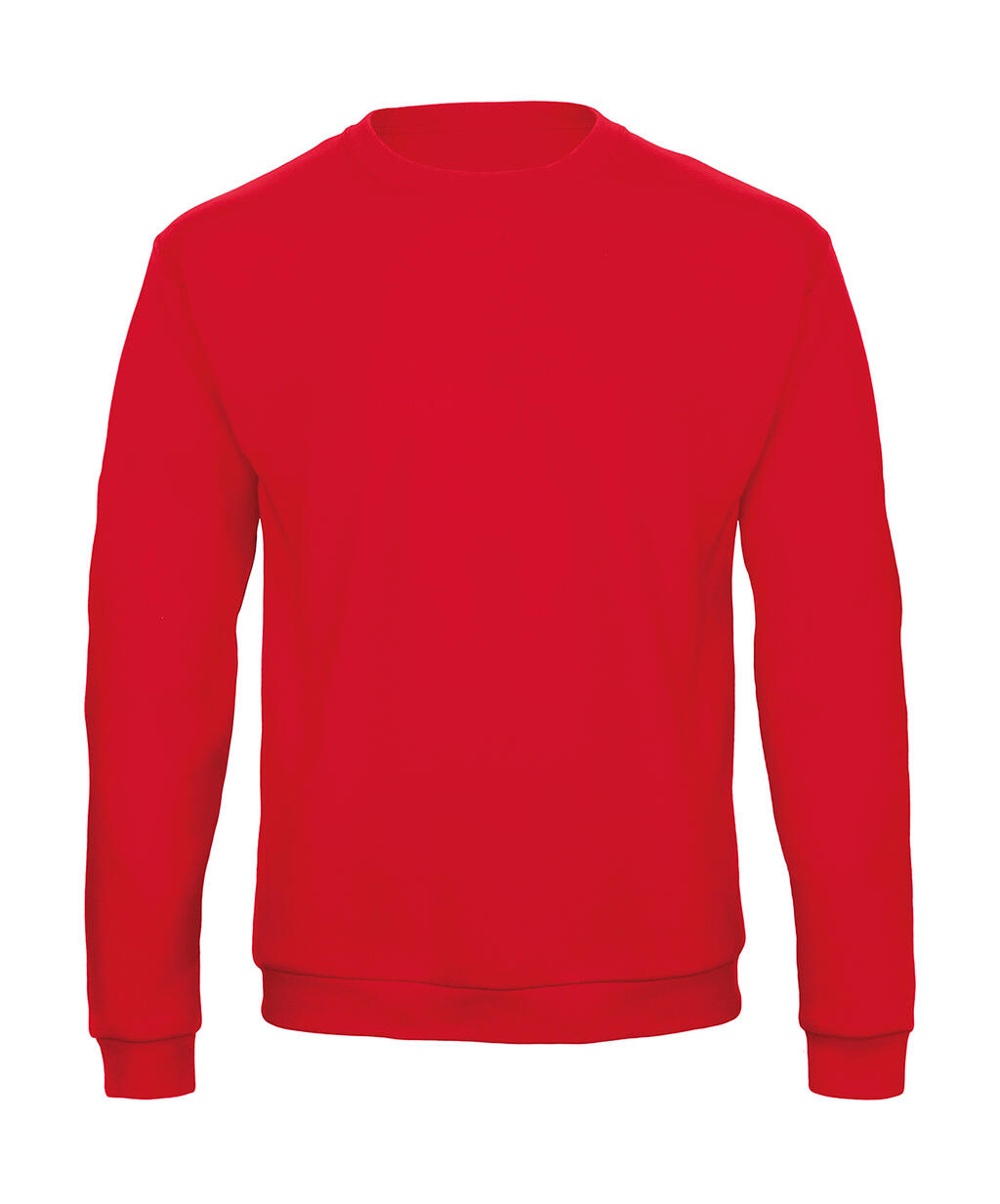 Sudadera cuello redondo unisex ID.202 50/50 Red