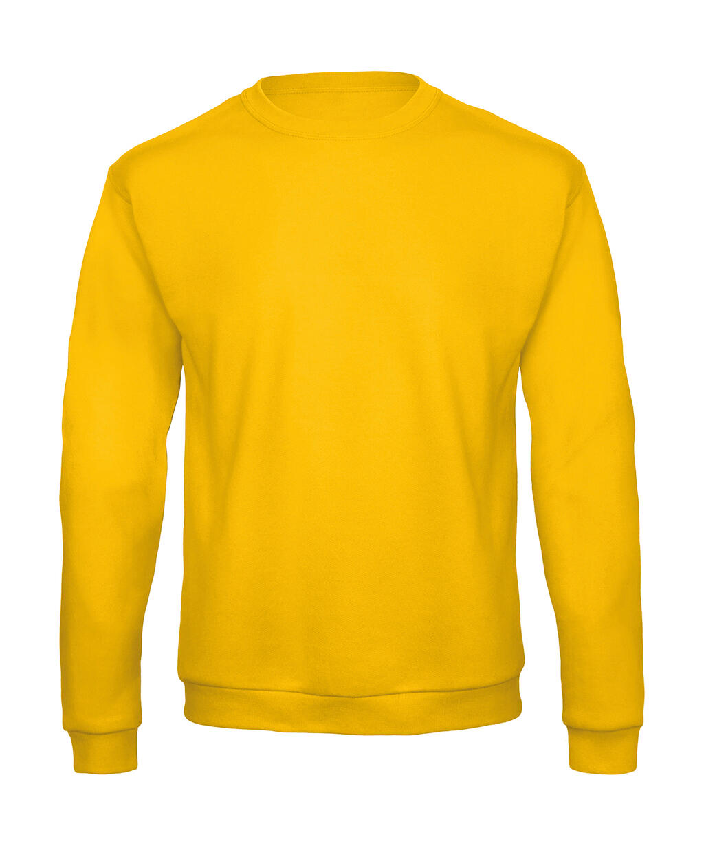 Sudadera cuello redondo unisex ID.202 50/50 Gold