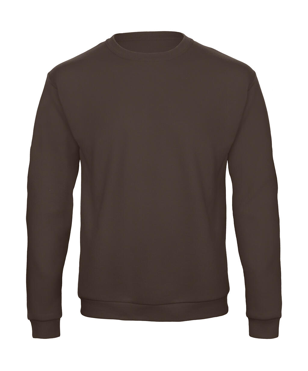 Sudadera cuello redondo unisex ID.202 50/50 Brown
