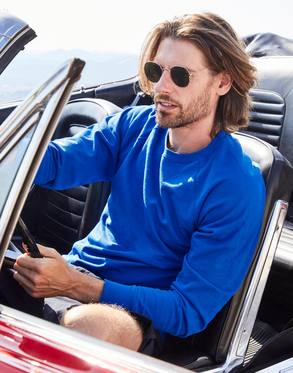  Fruit of the Loom Sudadera manga raglán ligera