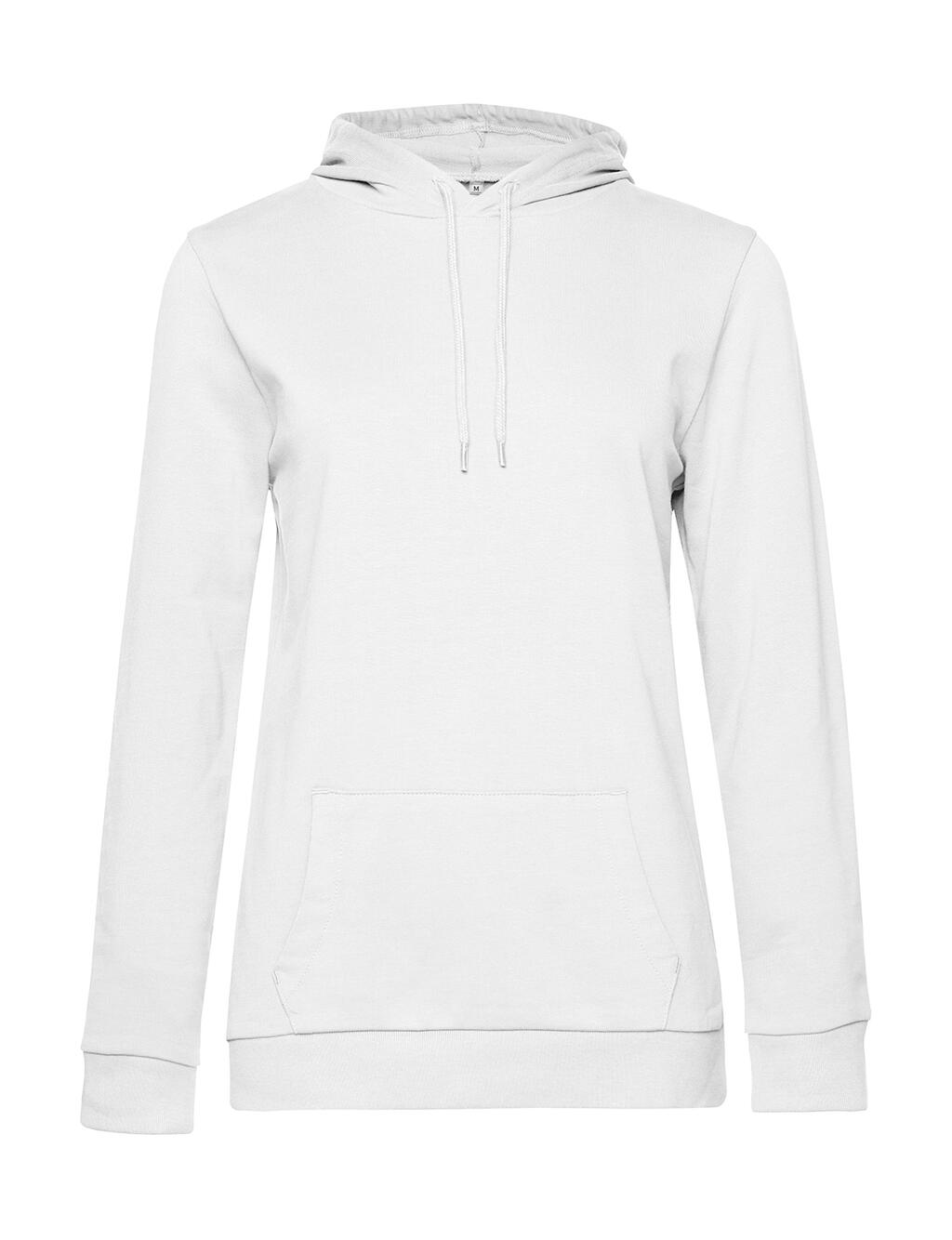 Sudadera ligera con capucha mujer  White