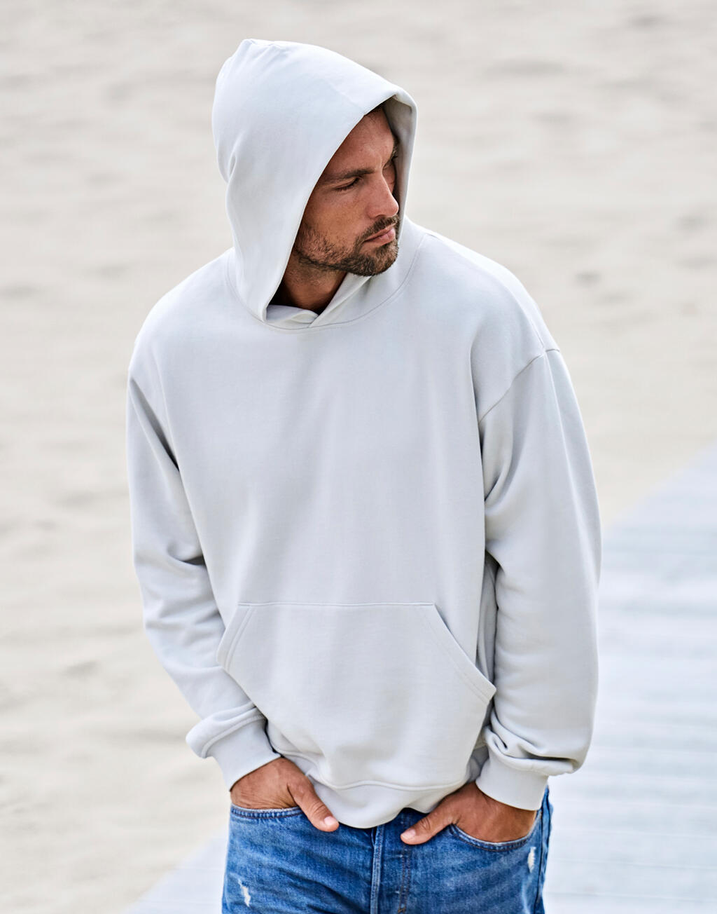 Sudadera Heavy con Capucha Loose Fit Urban - vista 1