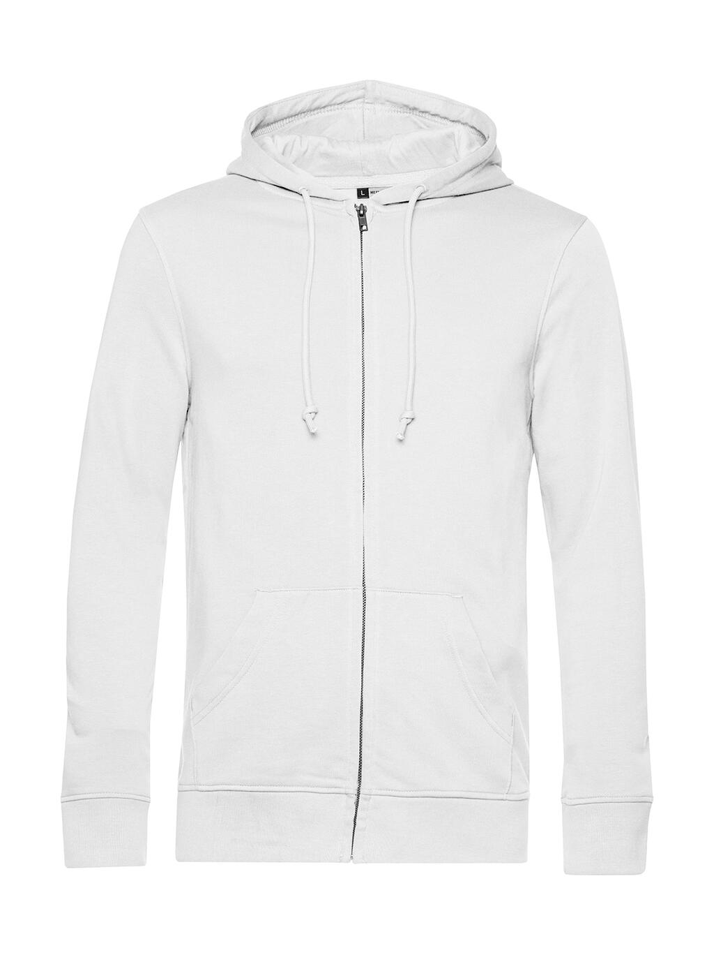 Organic Inspire Zipped Hood White