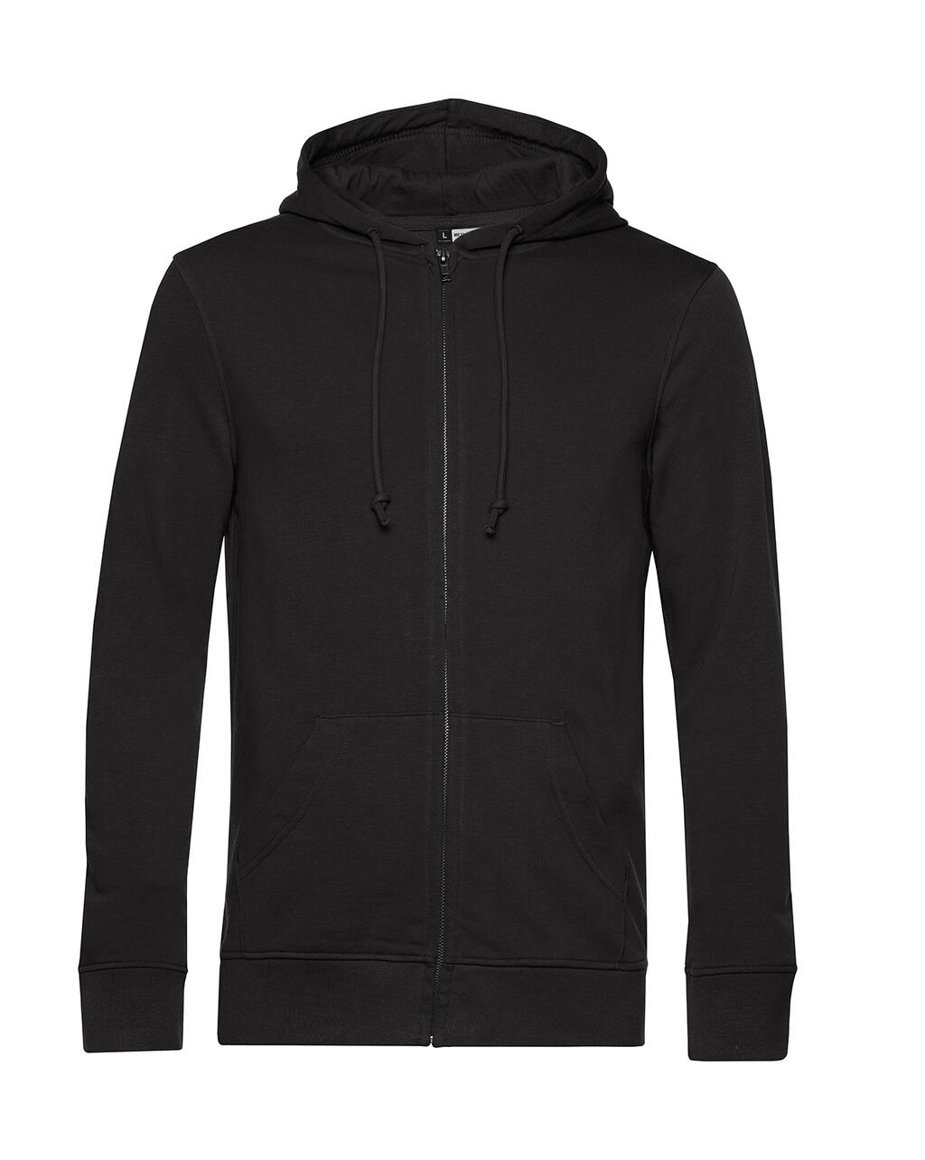 Organic Inspire Zipped Hood Black Pure
