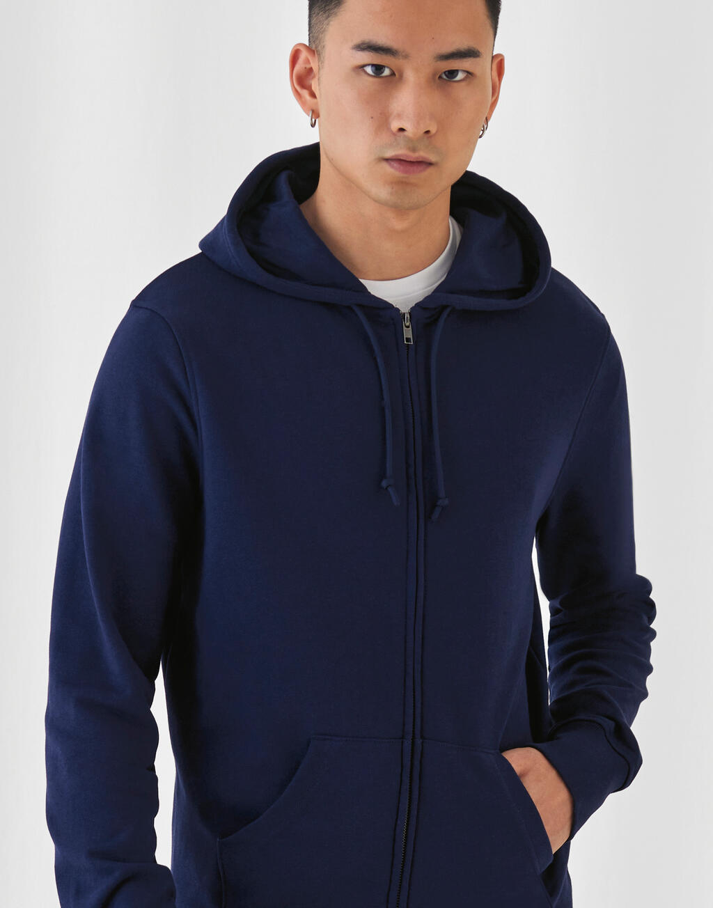 Organic Inspire Zipped Hood - vista 4