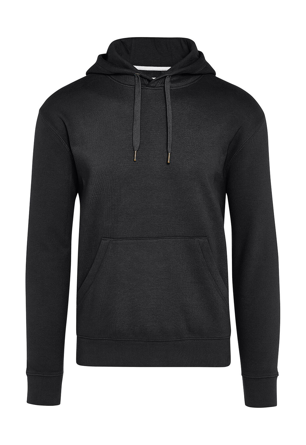 Sudadera con capucha sin etiqueta Signature Unisex Dark Black