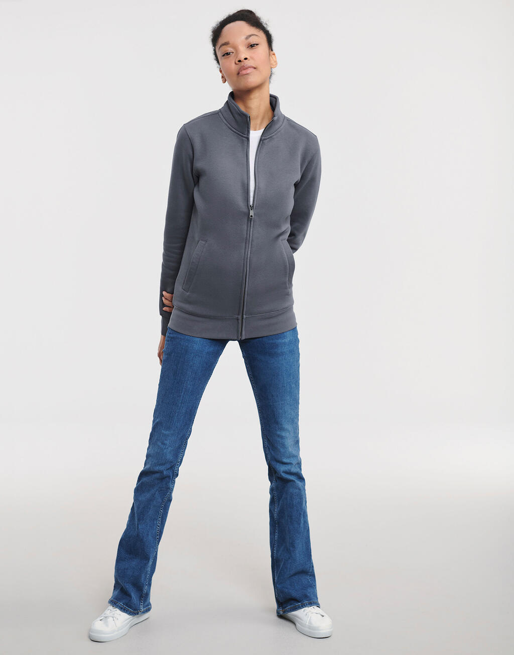 Sudadera chaqueta Authentic Mujer - vista 4