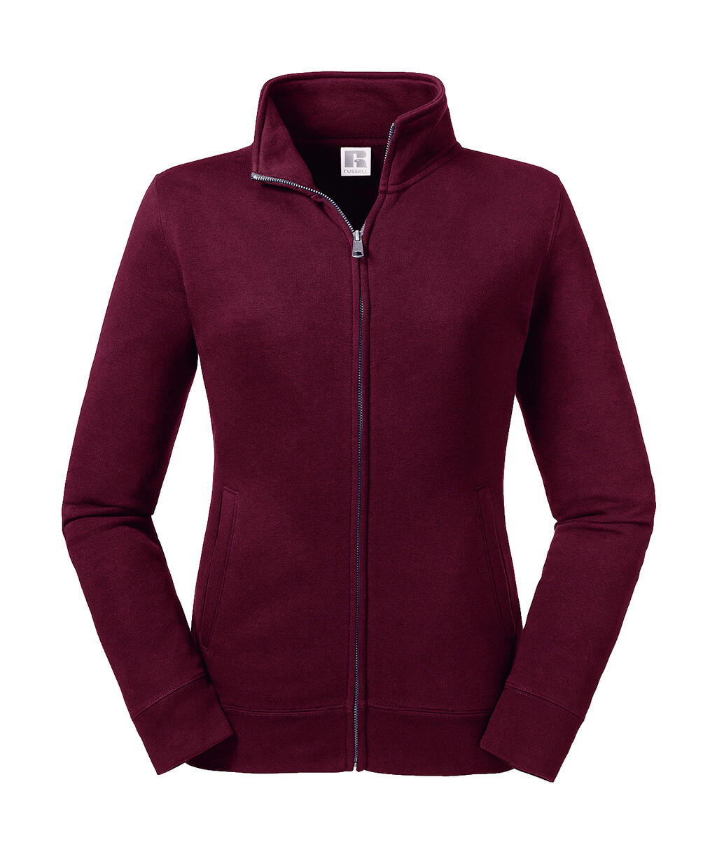 Sudadera chaqueta Authentic Mujer Burgundy