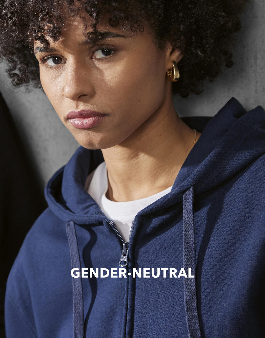 Chaqueta con Cremallera y Capucha ID.224 - vista 2