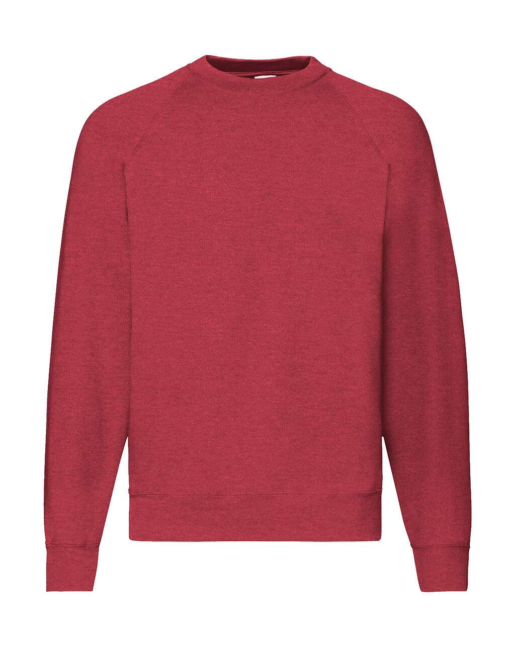Sudadera manga raglán Heather Red
