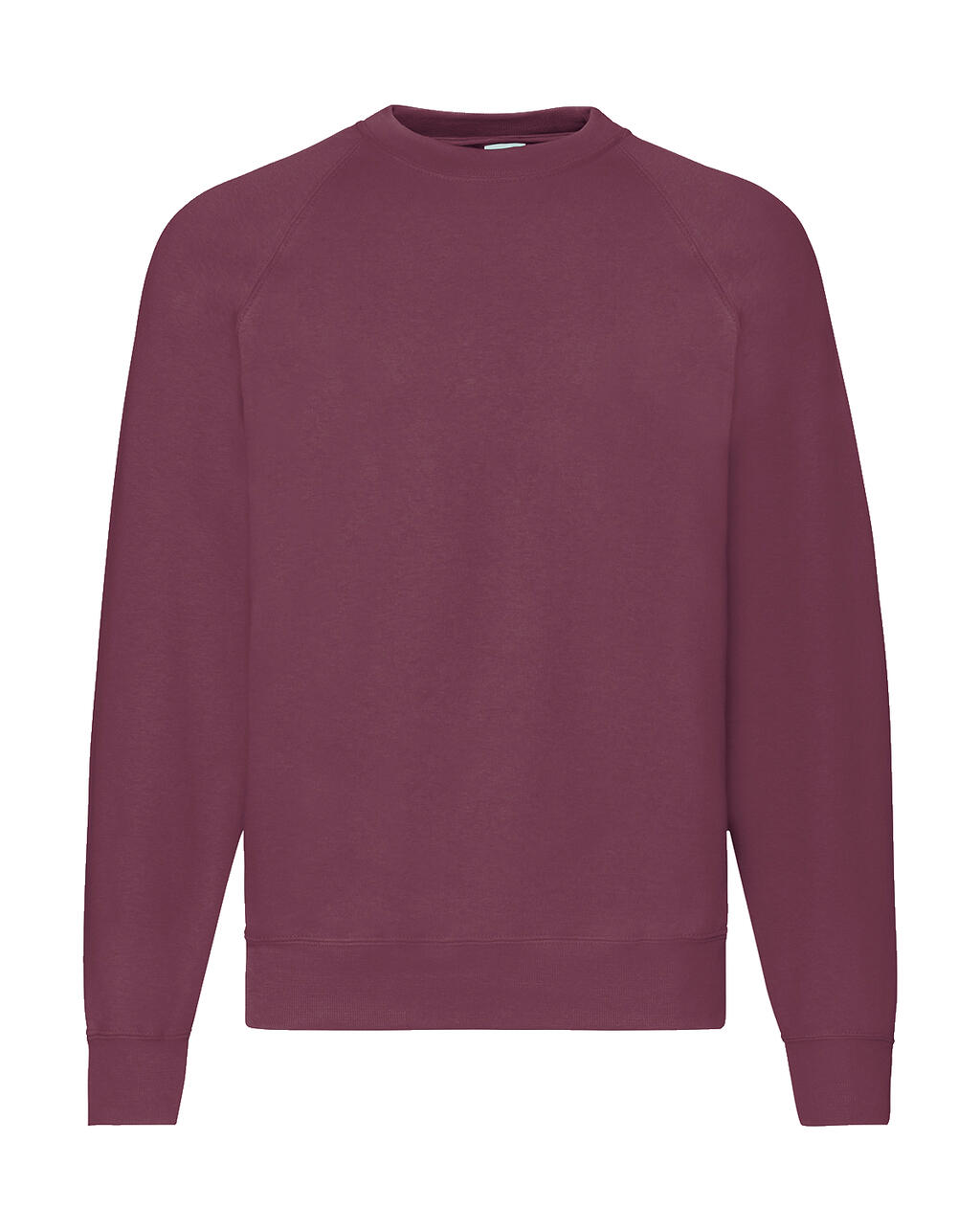 Sudadera manga raglán Burgundy