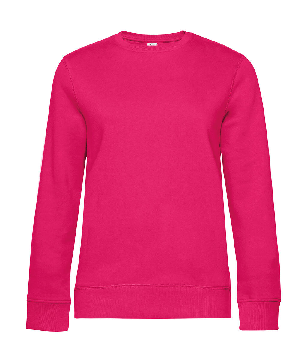 Sudadera Queen cuello redondo mujer  Magenta Pink