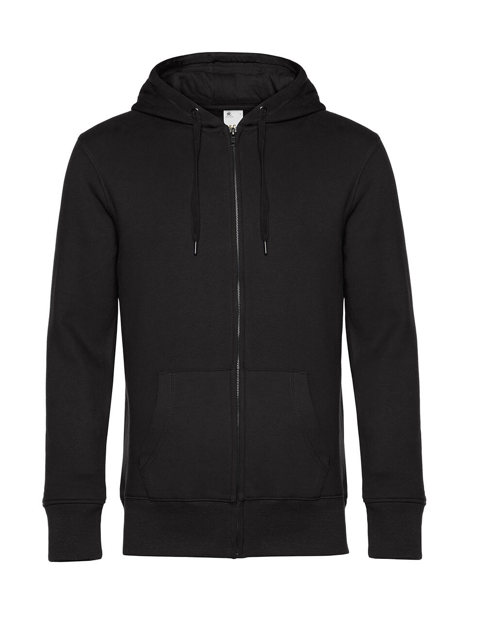 Sudadera King con capucha y cremallera hombre Black Pure