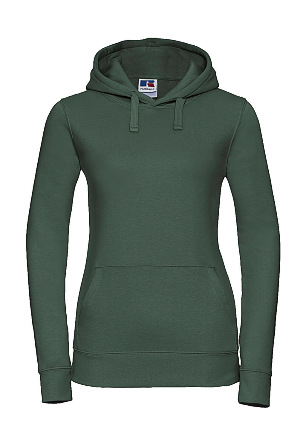 Sudadera Authentic capucha mujer Bottle Green