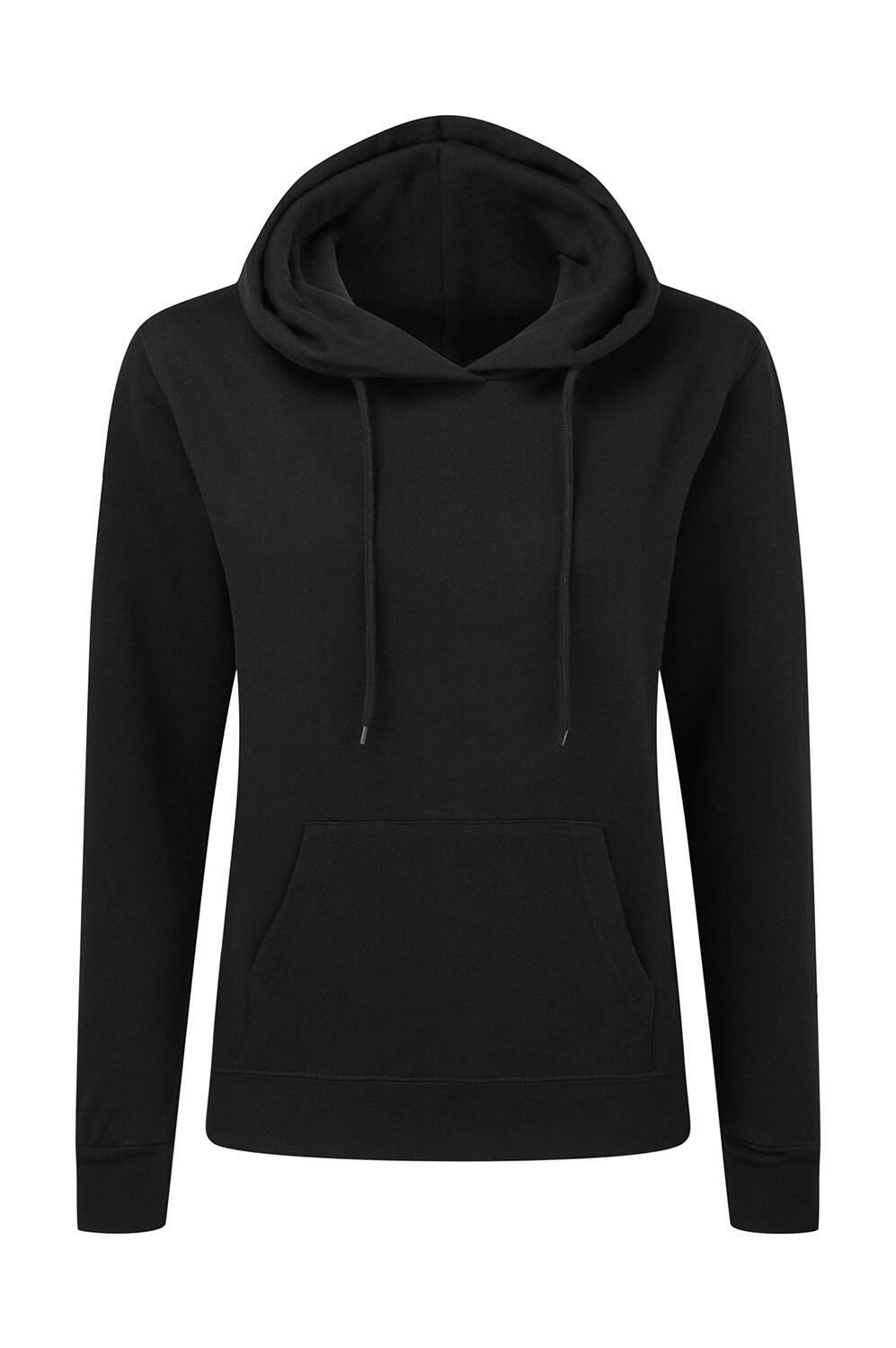 Sudadera de mujer con capucha Dark Black