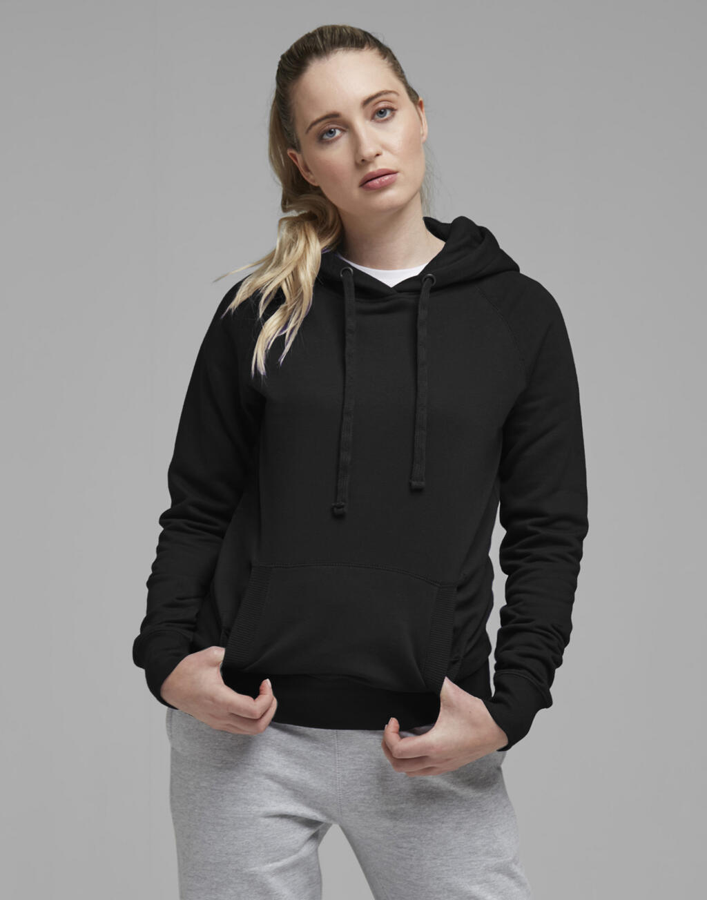  FDM Sudadera capucha raglán mujer