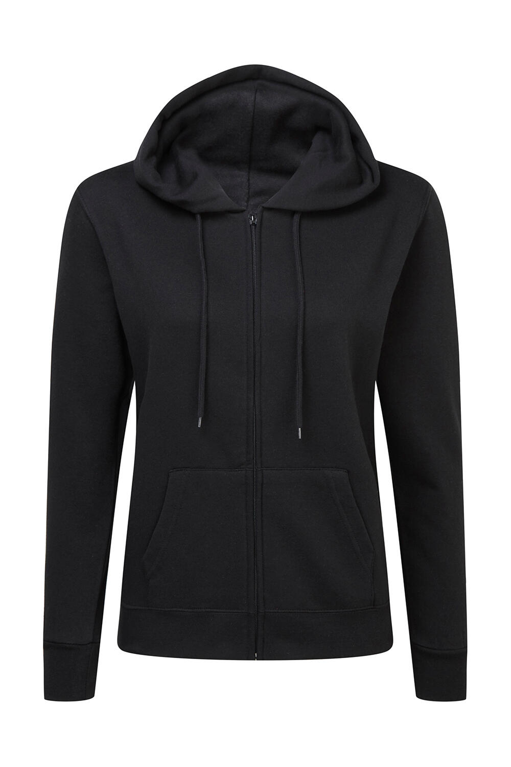Sudadera capucha cremallera entera mujer Black