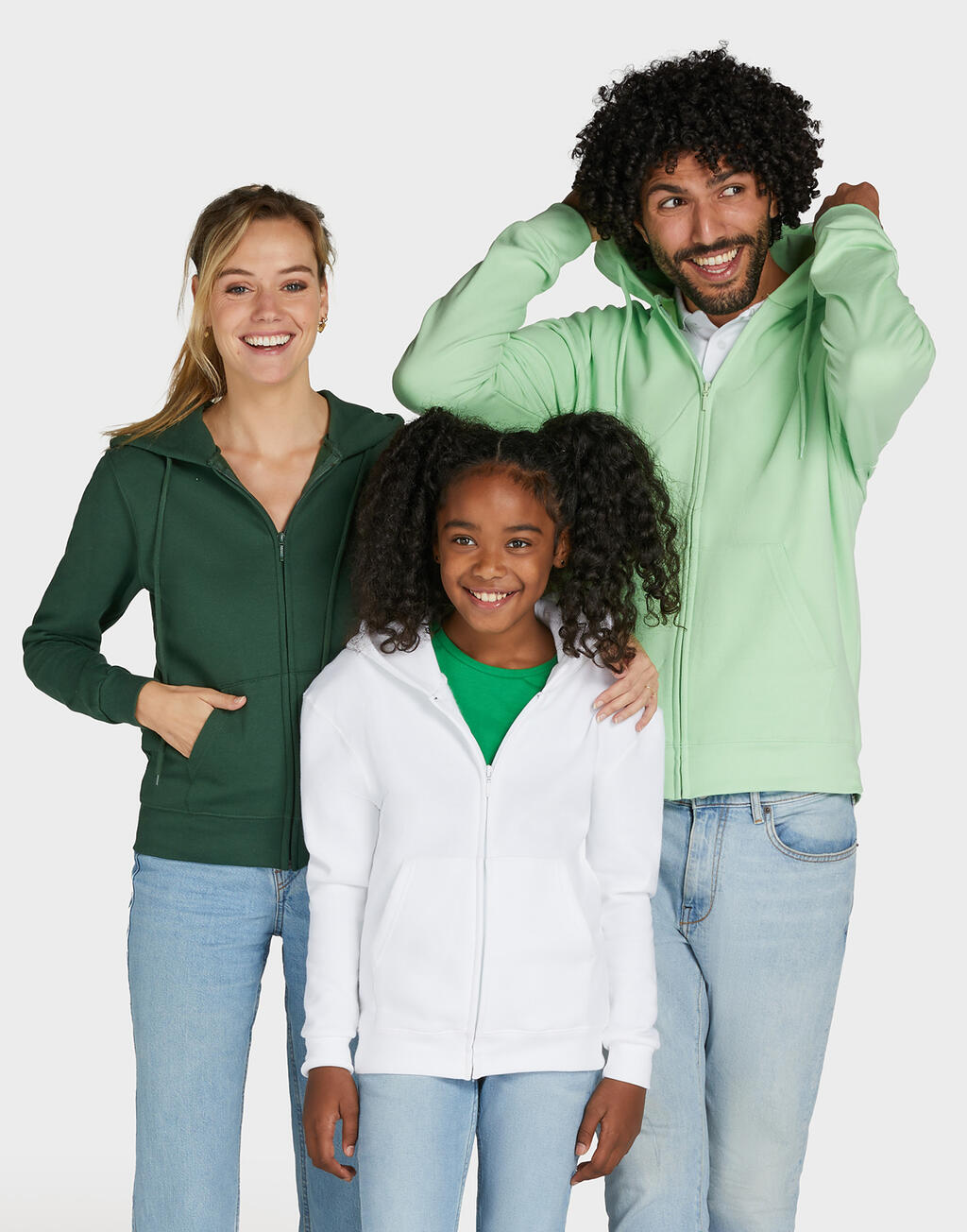 Sudadera capucha cremallera entera mujer - vista 6