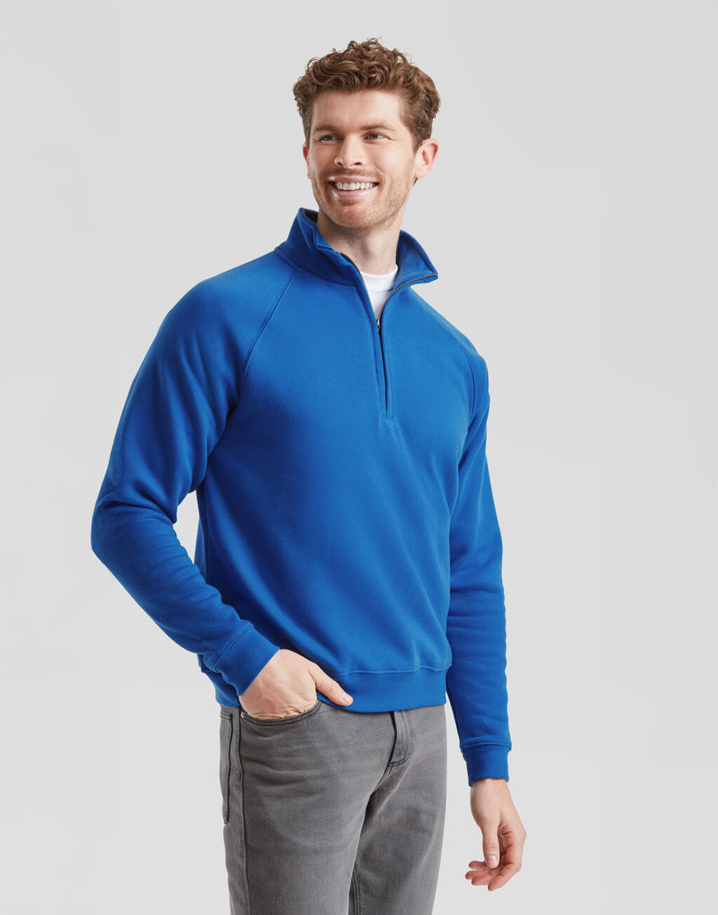 Sudadera con cremallera corta - vista 3